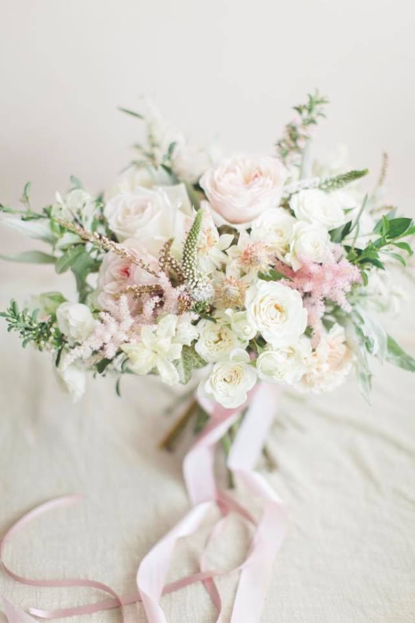 Bouquet de mariée à lancer Romantique